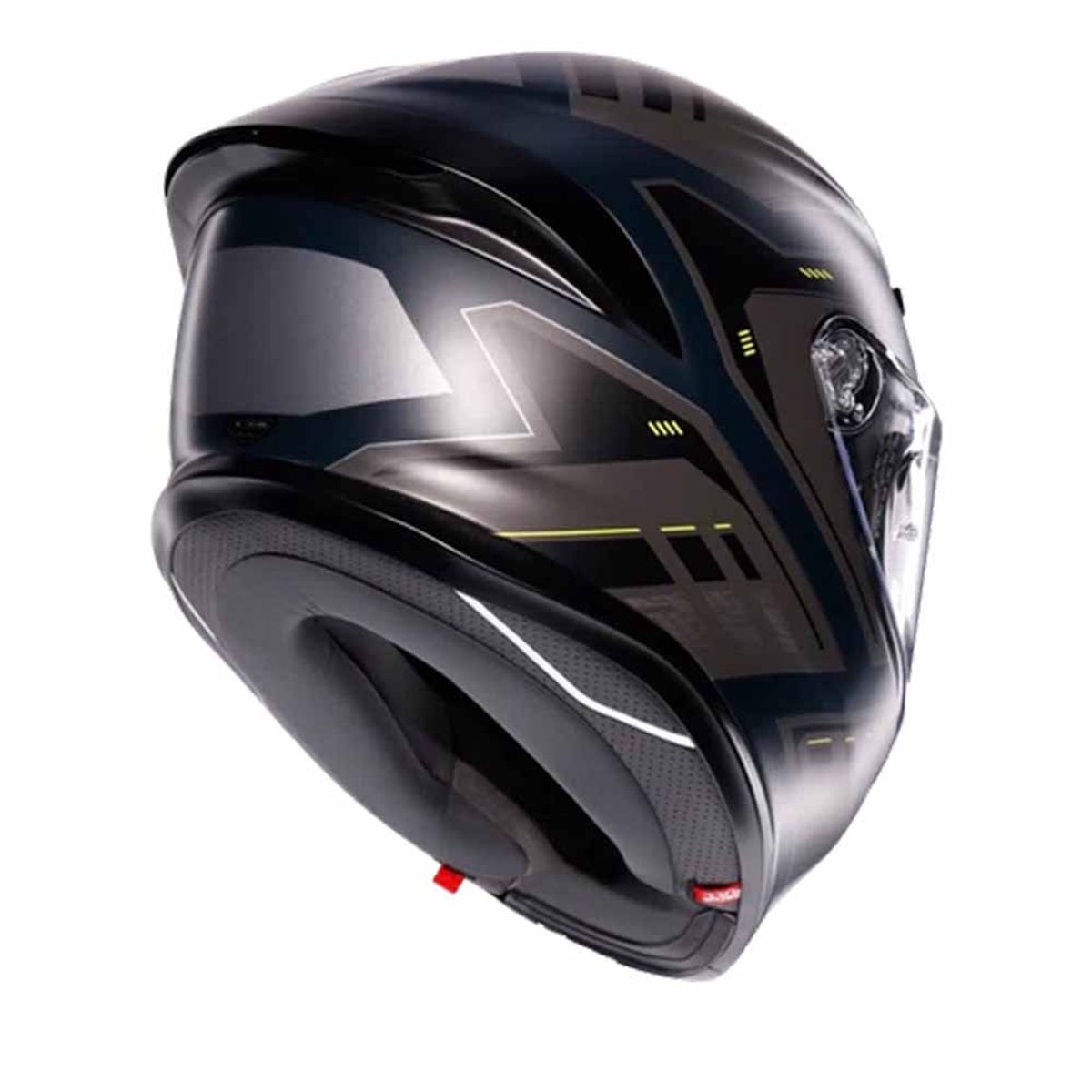 AGV K6 S E2206 Mplk Enhance Matt Grijs Geel Fluo Integraalhelm - Helm – foto 3
