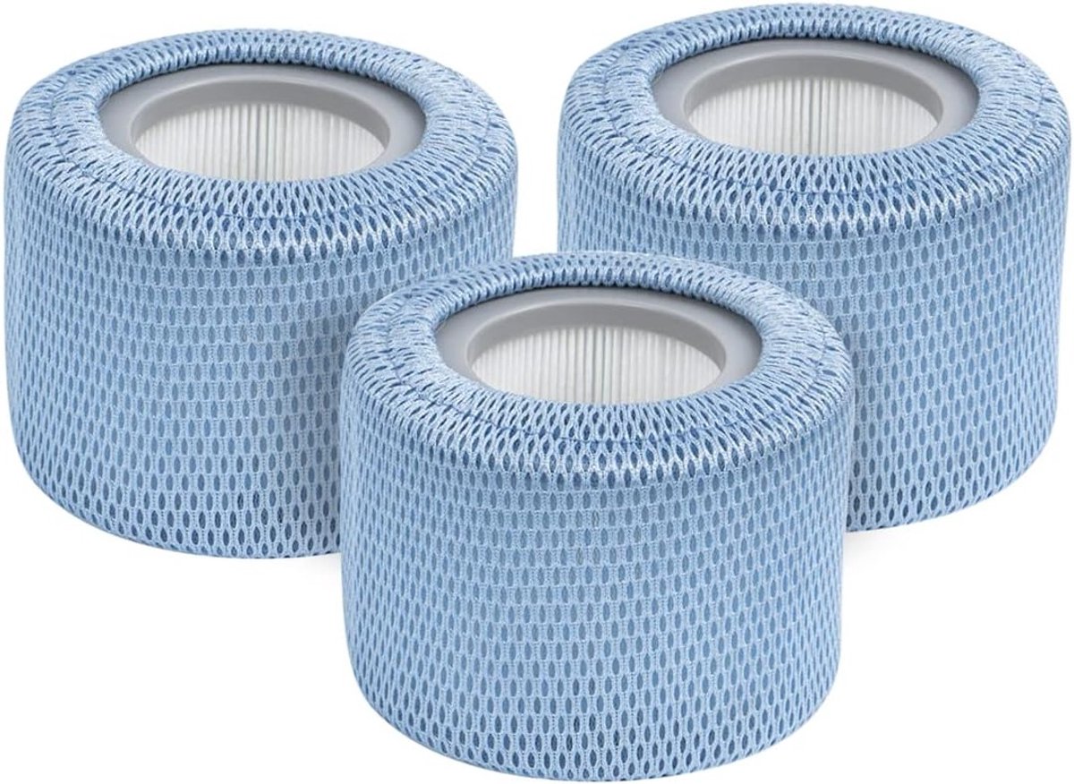 3-Pack Beschermnetten voor Mspa Hot Tubs - Filter, Meshdoek 90 Vouwen, Geschikt voor Alle Mspa Modellen, Wit