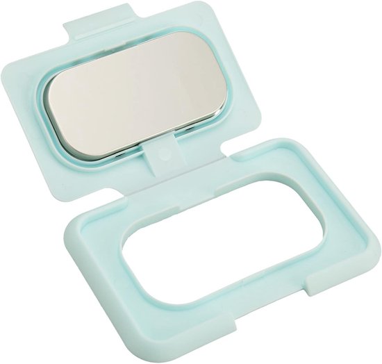 Portable Baby Wipes Warmer - Ultra-Thin USB Hot Wipe Dispenser - Constant Temperature - Lichtblauw — afbeelding 5