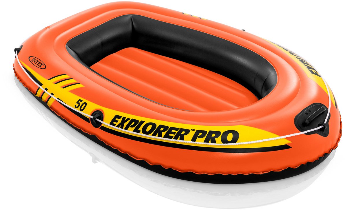 Intex Opblaasboot Explorer Pro 50 Oranje 137 X 85 X 23 Cm