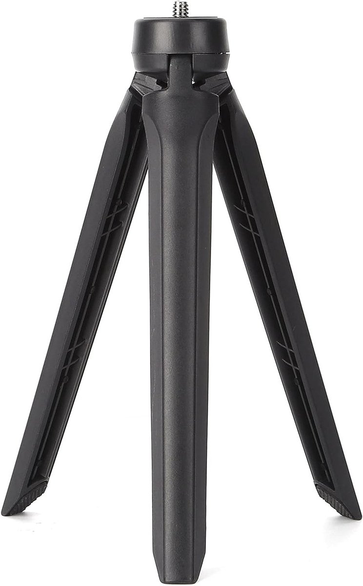 Mini Stabiele Desktop Tripod met 1/4 inch Schroef, Ideaal voor Smartphone en Camera, Draagbaar en Handig voor Fotografie