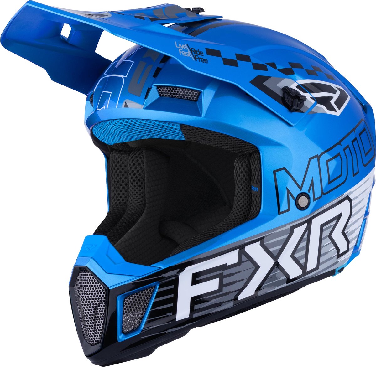 FXR Clutch Race Div Motorcross helm -