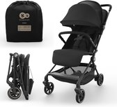 Kinderkraft NEBO - Buggy - Lichtgewicht - Handbagageformaat - Met Draagtas - Zwart