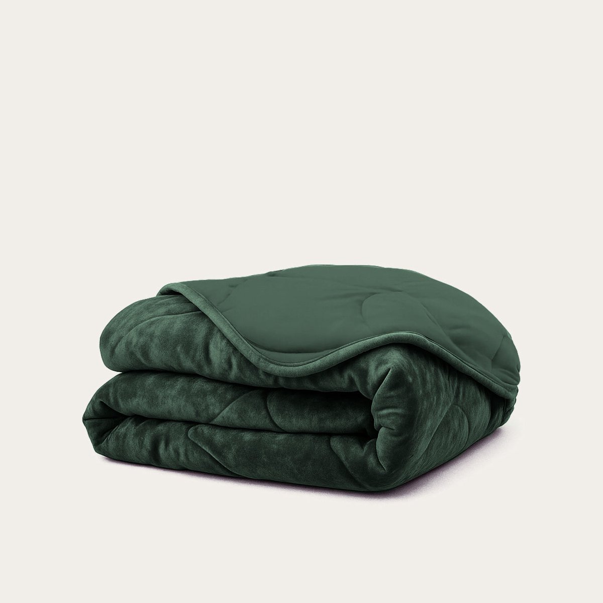 HappyBed Dekbed zonder overtrek 240x200 - Puffy - Wasbaar dekbed - Dekbed zonder hoes - Hoesloos Dekbed - Dark green