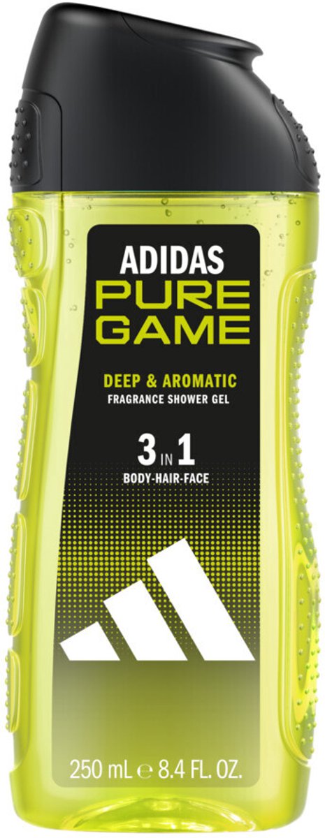 Adidas Pure Game Douchegel - 6 x 250 ml - Voordeelverpakking