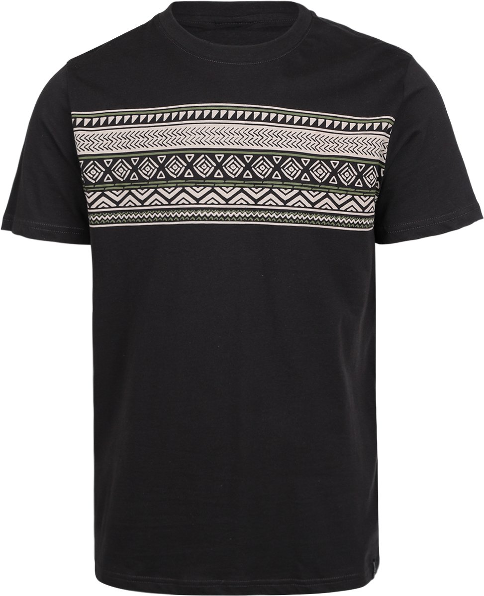 Brunotti Aedeny T-Shirt Pirate T-Shirt Heren 100% Katoen L Zwart