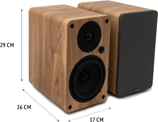 CLGP® Boekenplank Speakers - HiFi Speakers - Stereo Speakers van Merkloos — afbeelding 5