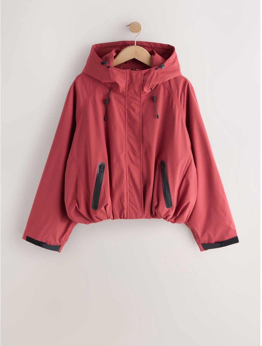 Next - Dames - Elements waterbestendig regenjack - Rood