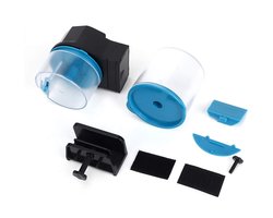 Allecto - Automatische Visvoeder - Voedingsdispenser - Gemak voor vissen - Blauw - Handmatige voeding - Drie voermodi - Geschikt voor deeltjes visvoer
