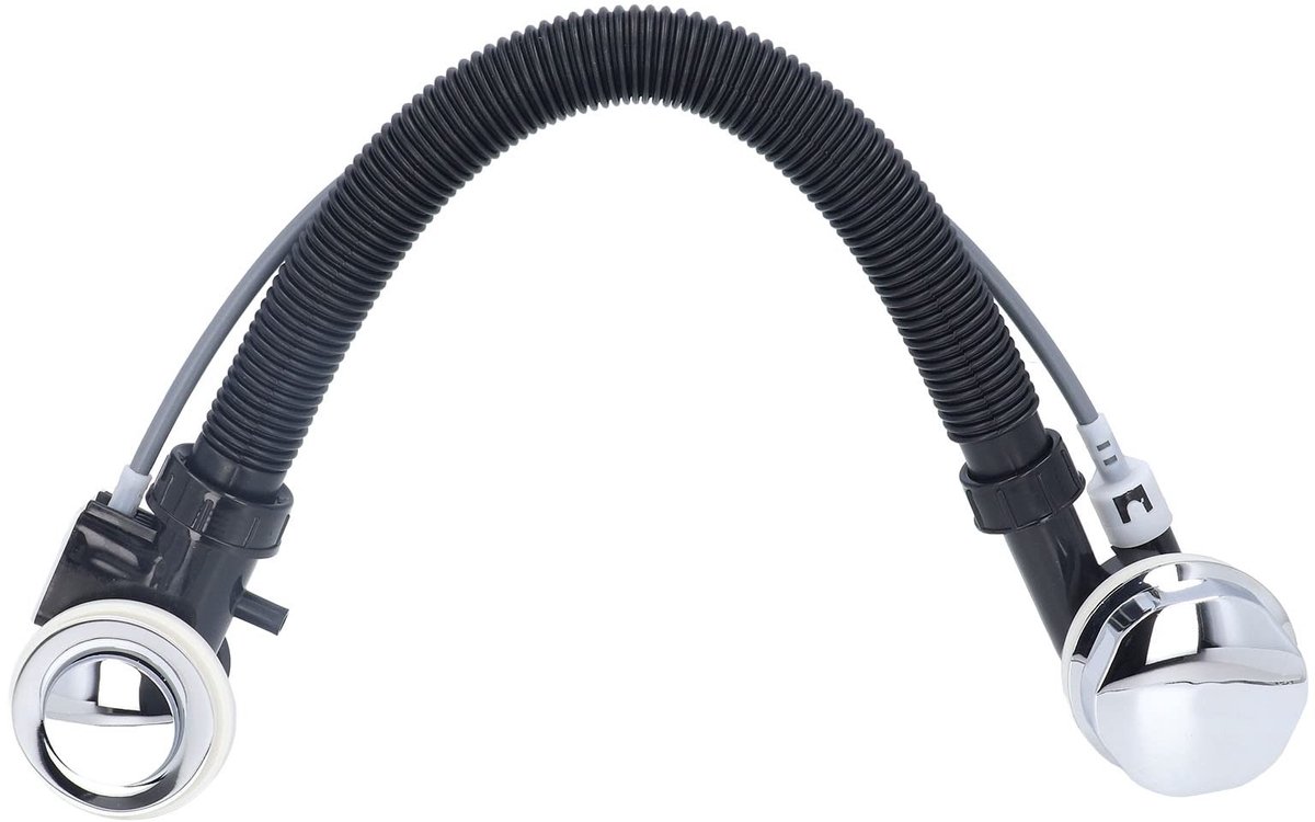 Allecto - Badkuip Overflow Drain - Hoogwaardige Afvoer - Verstopte Afvoer - 65cm - Spa en Badkamer - Efficiënt - Sanitair