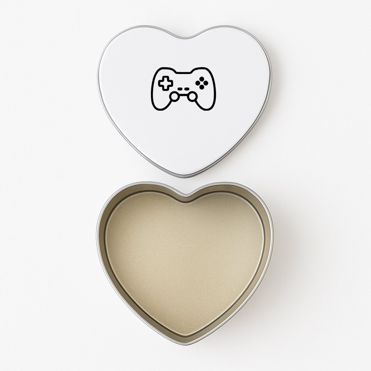 Hacebo® - Controller koektrommel hart - Gamer - de echte gamers - koekblik – koektrommels – bewaarblik - snoeptrommel - game on - koek trommel - 15 x 15 CM
