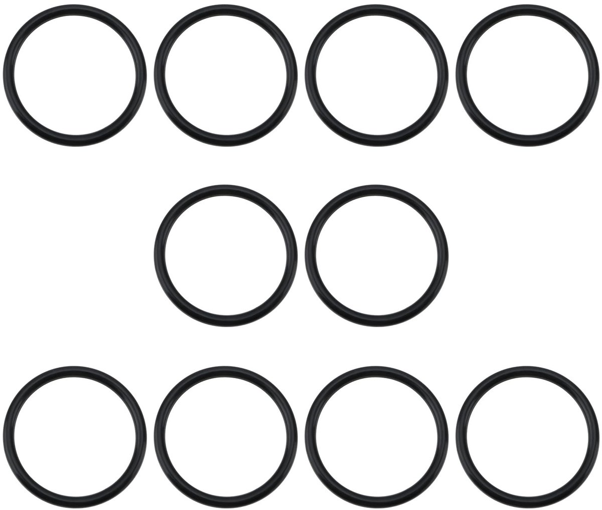 Allecto - O-Ringen - 10x Vervangingsonderdelen - Geschikt voor 43mm Afvoerplug - Duurzaam en waterdicht - Perfect voor badkuip en douche - Optimali...