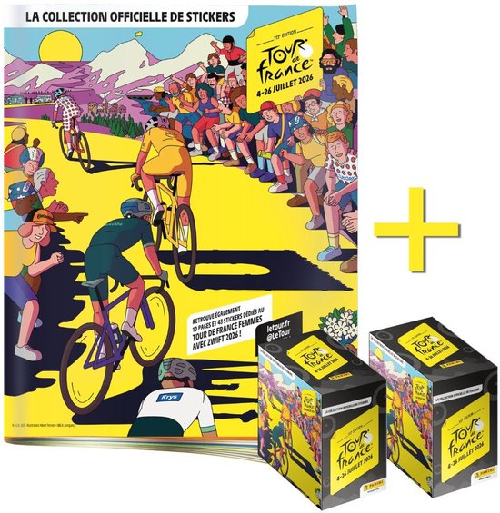 Tour de France 2026 Officiële stickercollectie - Promo Pack FR Panini