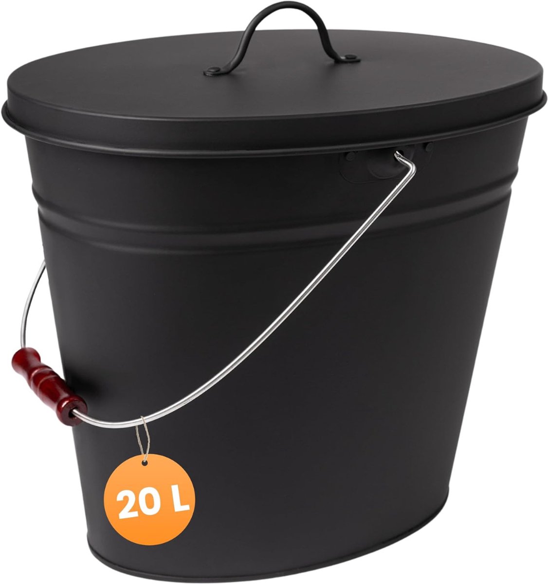 CLGP® Emmer Met Deksel – Asemmer – Kolenemmer