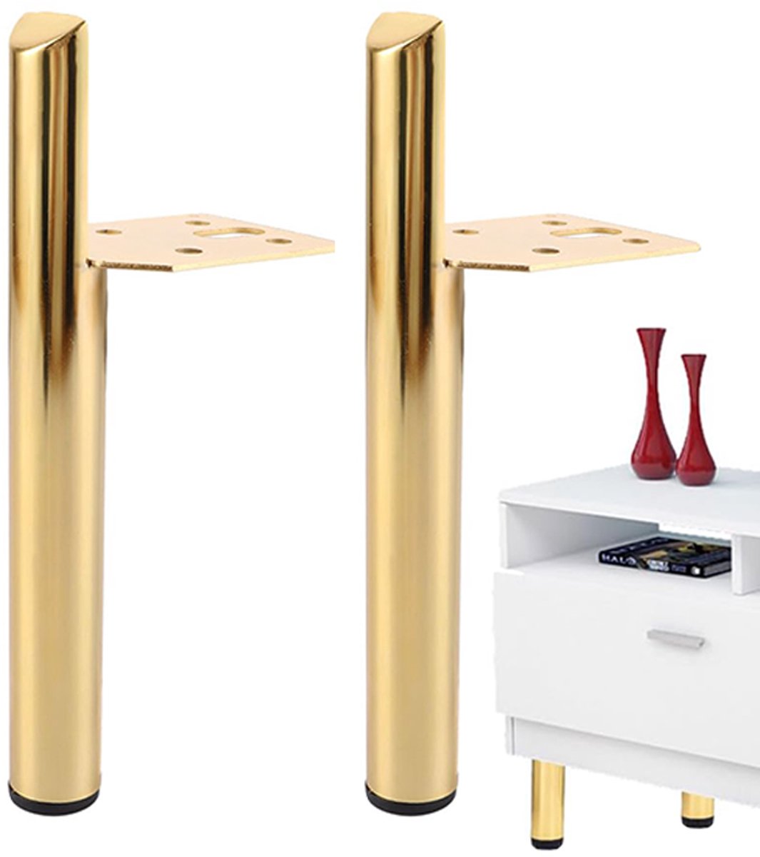 2 stuks - Tafelpoten - Metalen meubelpoten - poten - tafelblad - tafelpoten metaal - tafel