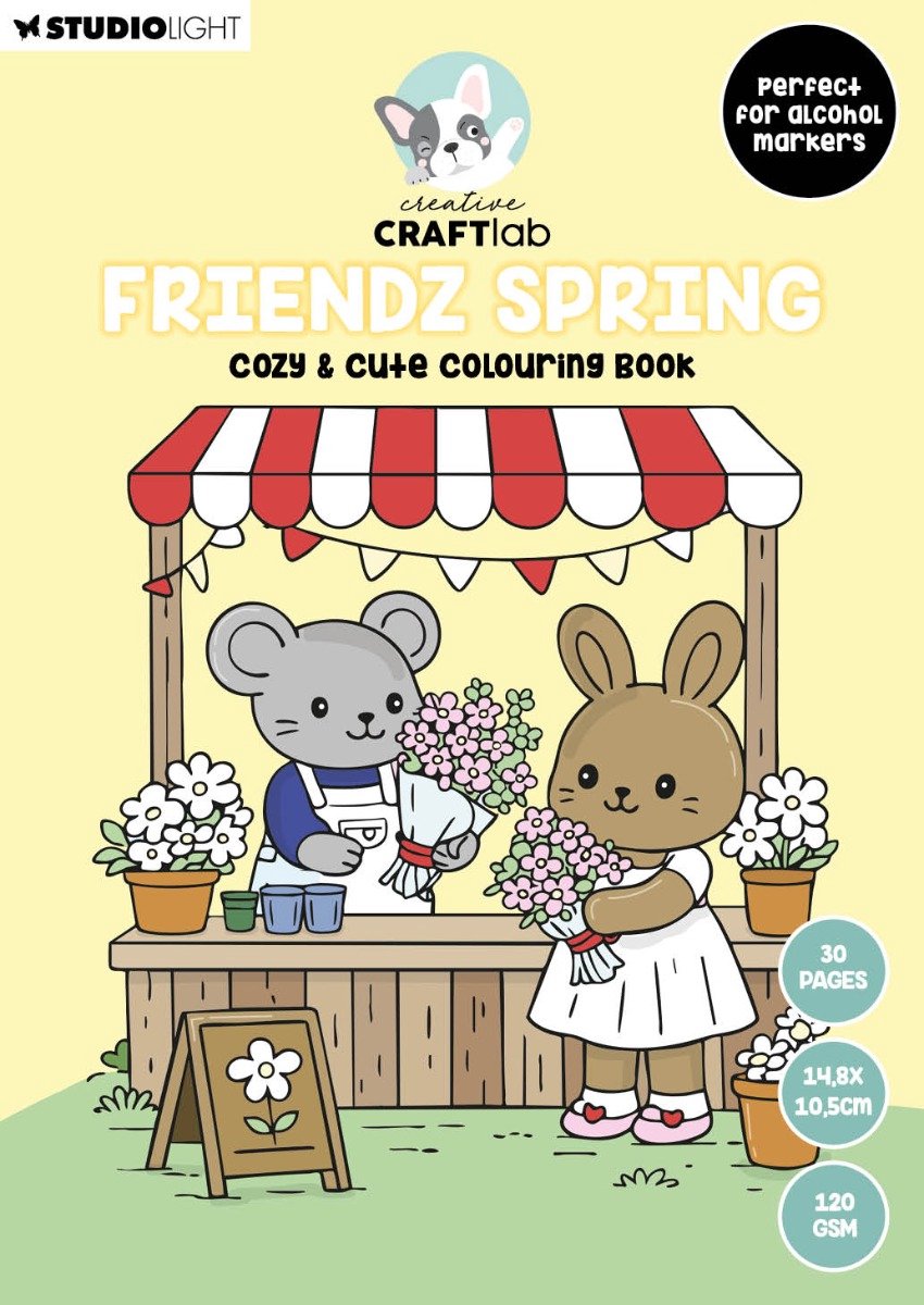 Coloring book Friendz spring