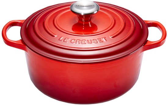 Le Creuset Signature Braad-/stoofpan - Ø 28 cm - kersen Rood