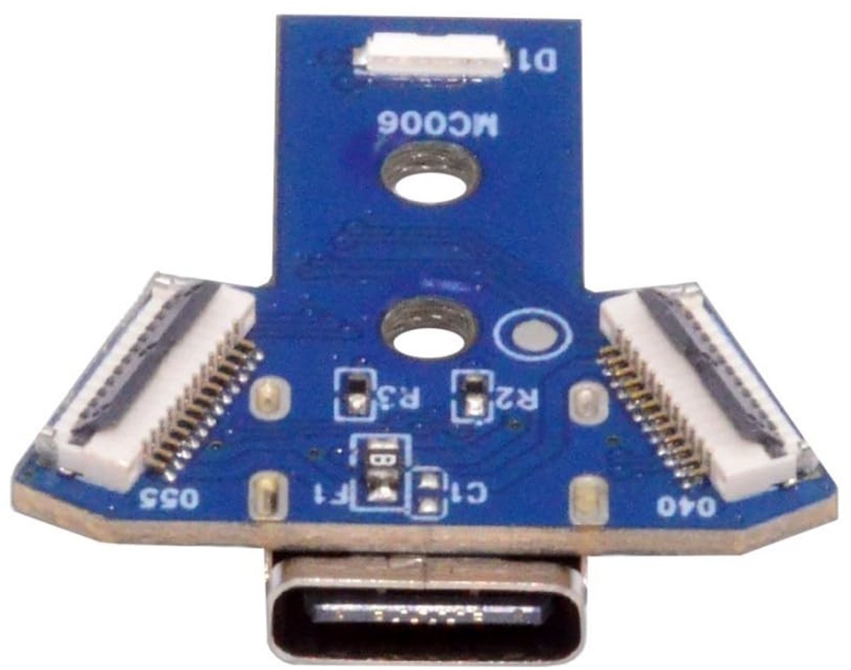 Allecto - USB C DIY Socket - Vervang Micro USB - Geschikt voor DualShock - Ideaal voor gaming - Verbeter je ervaring - Handig voor gamers - JDS-040...