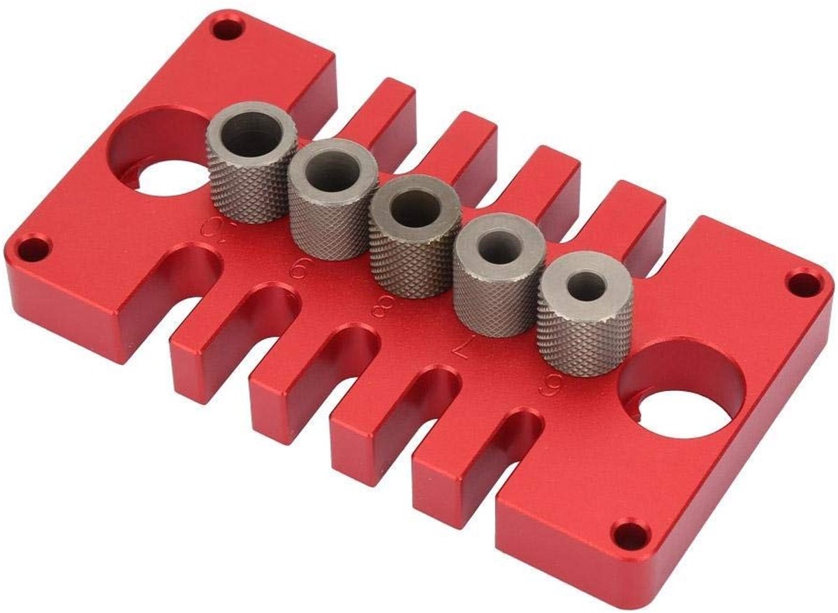 Allecto - Puncher Tool - 3-in-1 Houtbewerking - Geperforeerde Locatie 6-10mm - Aluminium en Staal - Handgereedschap - Geschikt voor Houtbewerking -...