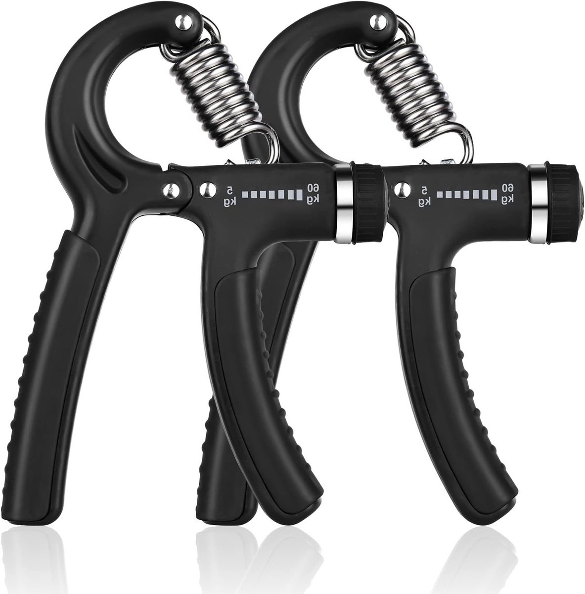 Handtrainer voor Krachttraining, Verstelbare Grip Trainer voor Vingers en Onderarm, Ideaal voor Fitness en Revalidatie van 10 kg tot 50 kg