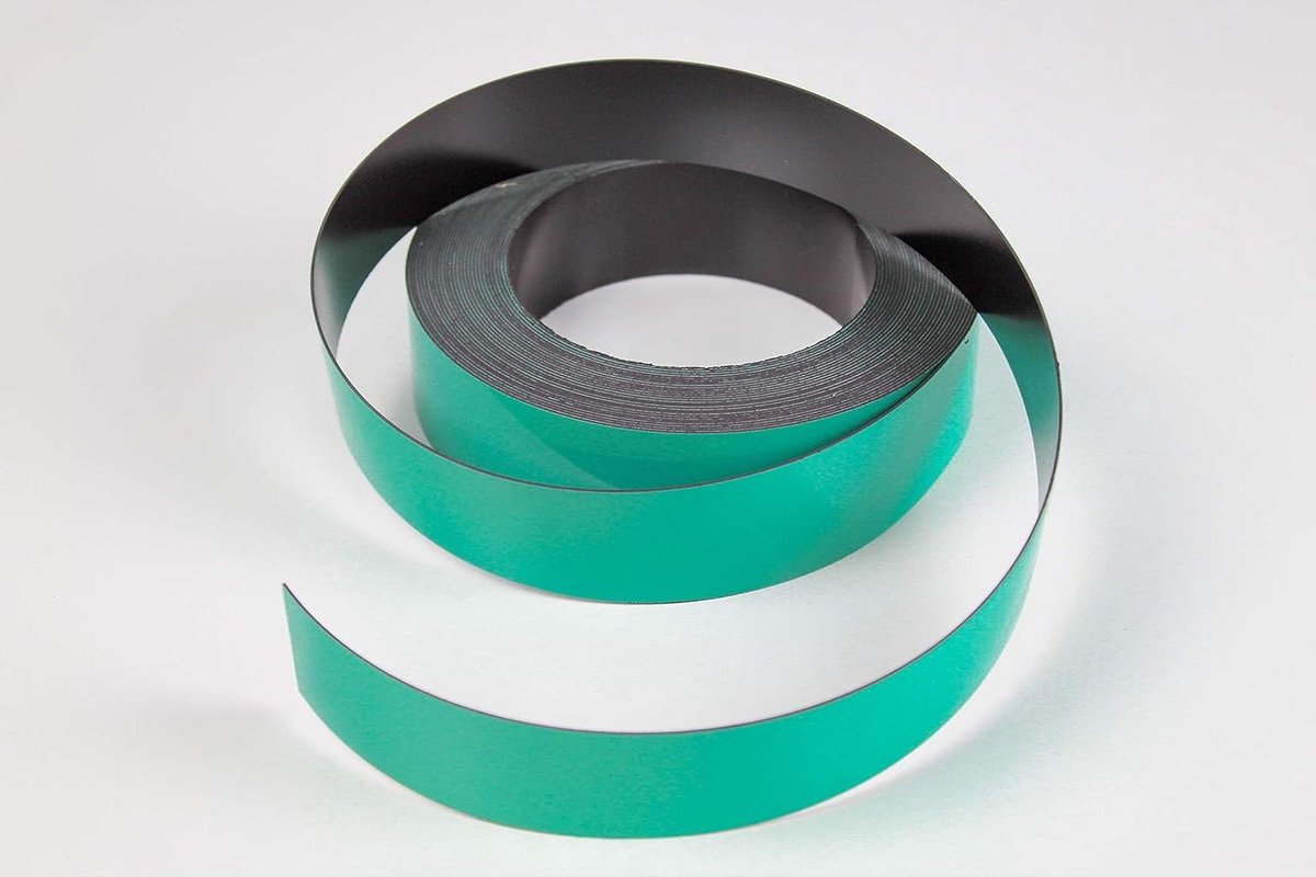 Magneetband Rol - Flexibele Magneet - Organiseren Thuis - Grote Lengte - 10 Meter - Turkoois