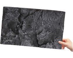 Reptielen Tank Achtergrond - Terrarium Decoratie - Natuurlijke Uitstraling - PU Materiaal - 45 x 30 cm - Bruin