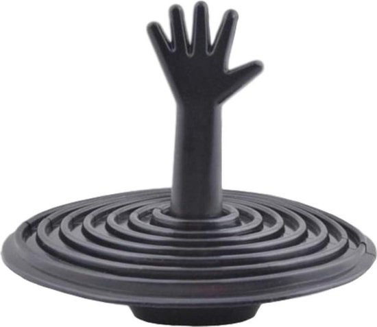 Foto: Gootsteenstopper afvoerplug lekvrije keuken met handige grip 1 stuk willekeurige kleur