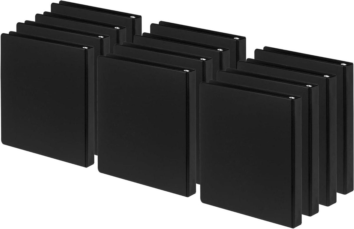 Document Opbergmap - Ringband Map - Documenten Organiseren - FSC Gerecycled Materiaal - 12 Stuks 15 Inch - Diverse Kleuren