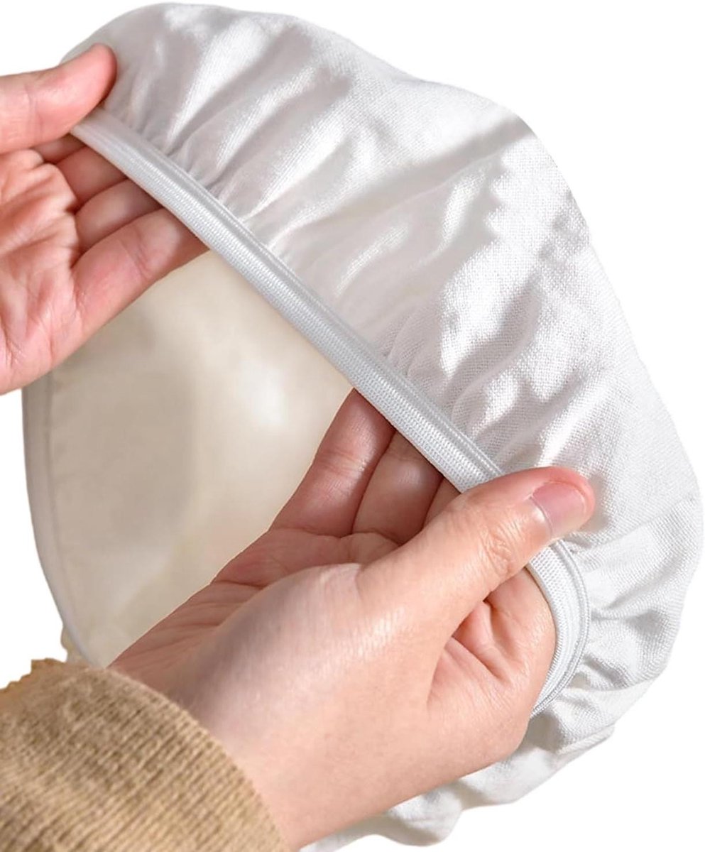 Brood Rijzen Deksel - Deegkom Afdekking - Hygiënisch Bakken - Ademende Stofbarrière - 32 cm - Grijs