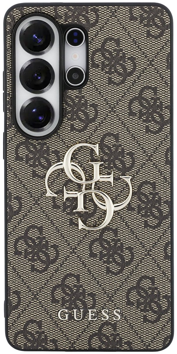 Guess Back cover Galaxy S26 Ultra - Magsafe PU Leather - Bruin - Luxueus monogramdesign