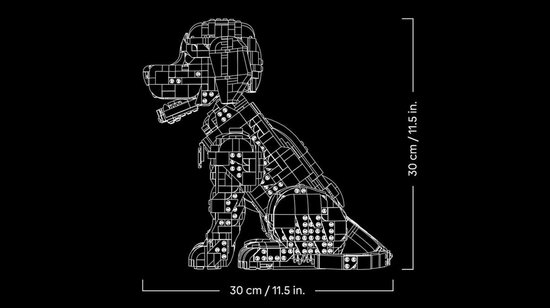 LEGO® Icons Golden Retriever Puppy - Decoratieve Dierenfiguur - Bouwset voor Volwassenen - 11384