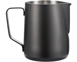 Melkkannetje Roestvrij Staal - Opschuimkan Melk - Latte Art Maken - Druppelvrije Uitloop - 600 ml - Zilver