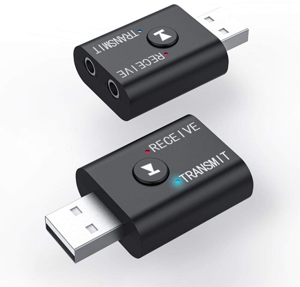 Draadloze Bluetooth 5.0 Audio Zender en Ontvanger (2-in-1) met 3,5 mm Jack