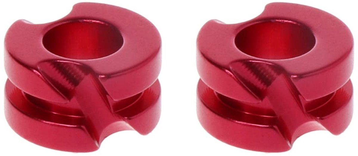 Allecto - Composite pulley - Metaal - Voorzien van zichtopening - 2 Stuks - Geschikt voor accessoires - Hoogwaardige materialen - Ideaal voor klussen