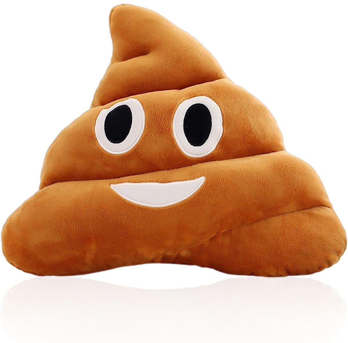 Schattig Emoji Kussen - Zacht Pluche Decoratief Kussen voor Thuis
