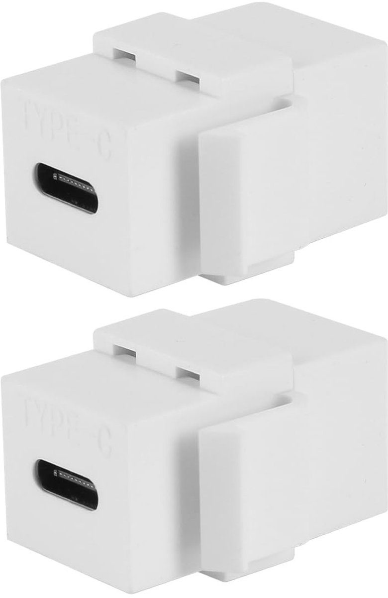 TYPE-C Female naar Female Adapter - Hoge Snelheid, Vlamwerend, Compact