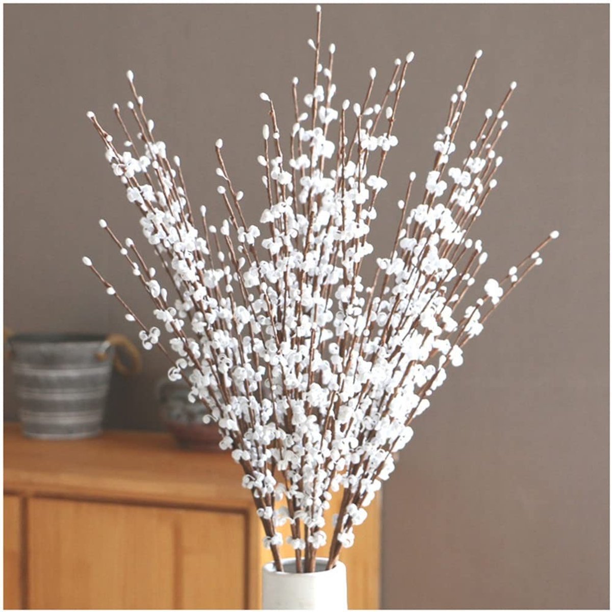 Store_9 - Kunstmatige Jasmijnbloemen - Faux Jasmijn Planten - Ideaal voor Bruiloften - Wit