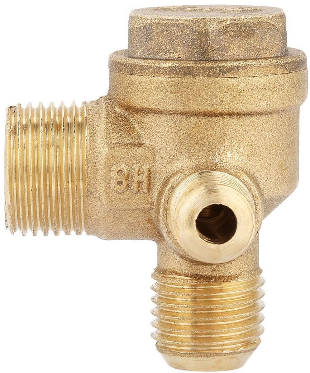 ONF3 - Compressorfittingen - Terugslagklep - 90 Graden - Buitendraad - Luchtcompressor - Reserveonderdelen - Geschikt voor luchtcompressoren - F...