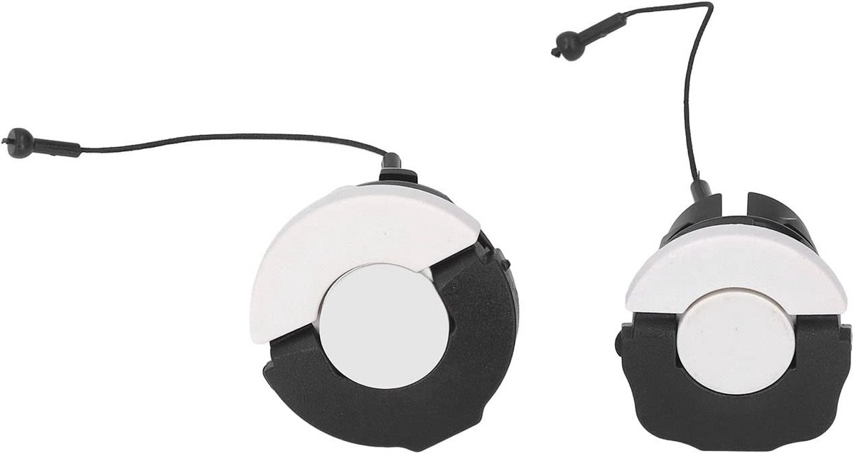 aladdien - Brandstoftanks - 2 Stuks - Duurzaam - Zwart - Voor kettingzagen - Geschikt voor STIHL modellen - Inclusief olie caps