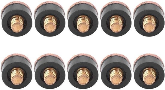 Kwalitatieve biljartkeu tips, 10 stuks, geschikt voor poolbiljart, diverse maten 10mm-13mm van Merkloos — afbeelding 4