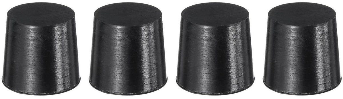 Rubberen Stop - Dop Gatdop - Afsluiten Gaten - Hoge Temperatuur Bestendig - 24-28 mm - Zwart