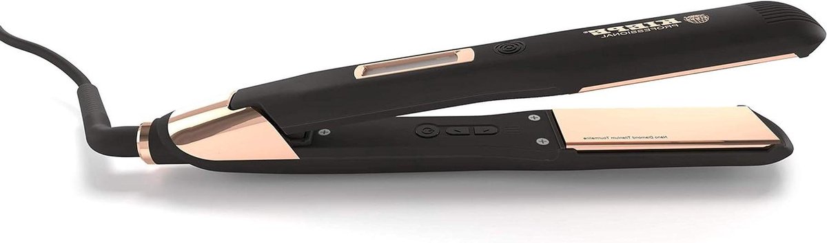 Haar Stijltang - Glad Haar - Dagelijks Gebruik - Snelle Opwarming - 35 cm - Rosé Goud