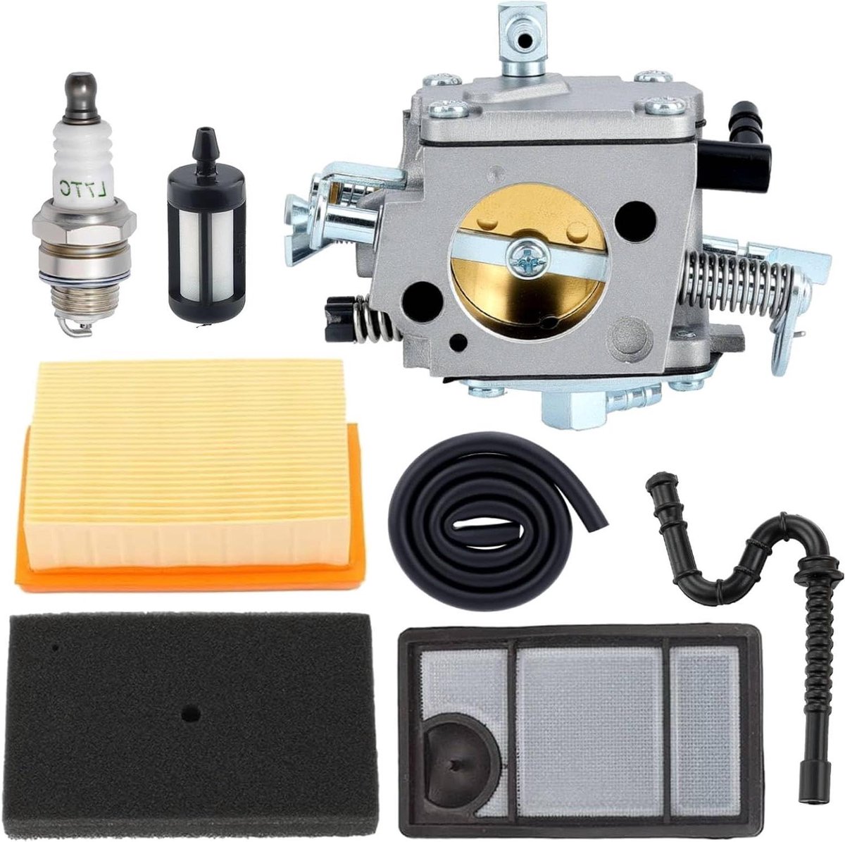 Carburateur Kit - Luchtfilter Set - Onderhoud Gereedschap - Vervangt Onderdeelnummers - Complete Set - Niet Gespecificeerd
