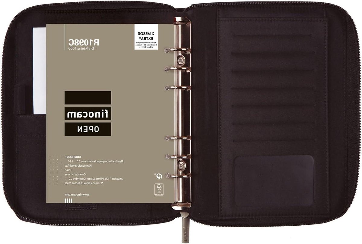Agenda 2026 - Afsprakenboek Organizer - Persoonlijke Organisatie - Dag per Pagina - Desktop Formaat - Zwart