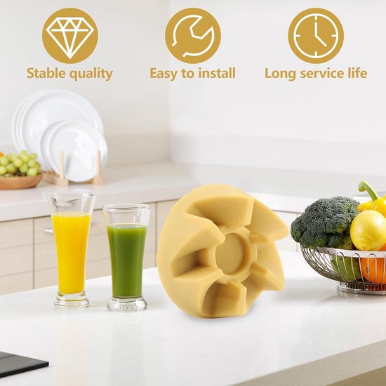 Blender Tandwiel - Reserveonderdeel Rubber - Apparaat Repareren - Duurzame Constructie - 3.5cm Diameter - Kaki van Blender — afbeelding 4