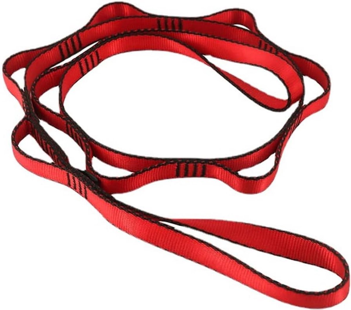 Verstelbare Yoga Hammock Extension Strap met Meerdere Ringen voor Yoga, Pilates en Stretching Training