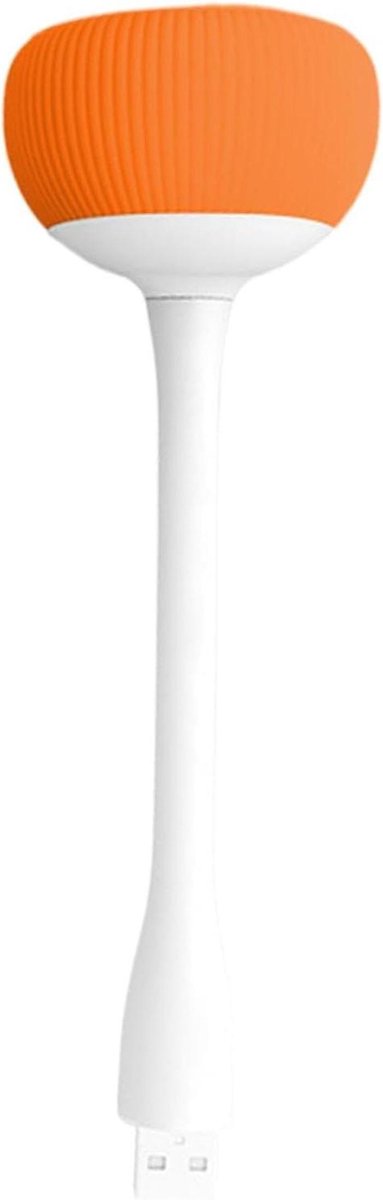 Desktop Soundbar - Computerluidsprekers - Studie en vergaderingen - Buigbare kabel - 8 x 6 x 8 cm - Oranje
