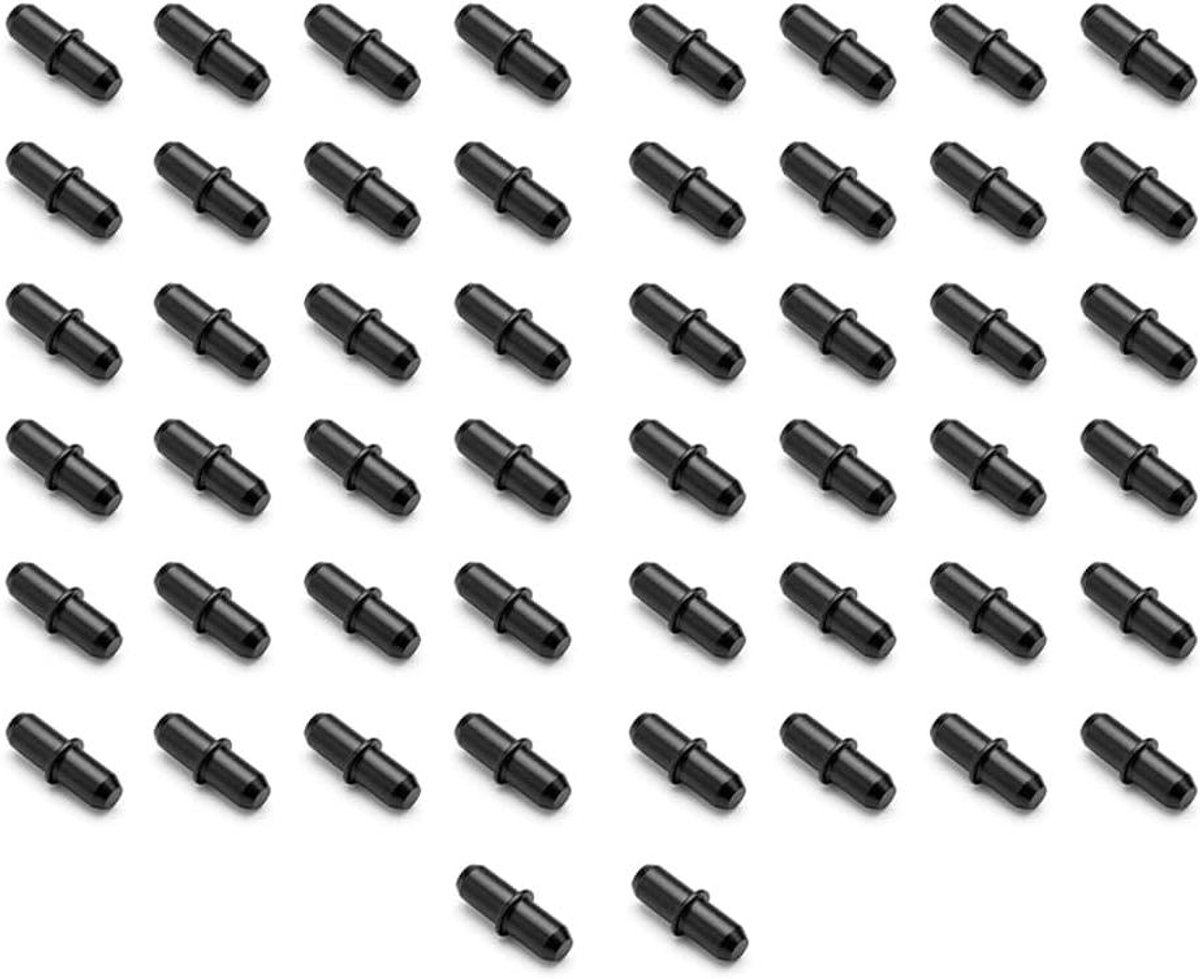 Plankdrager - Steunpinnen - Meubel Reparatie - Duplo Aanslagband - 50 stuks - Zwart