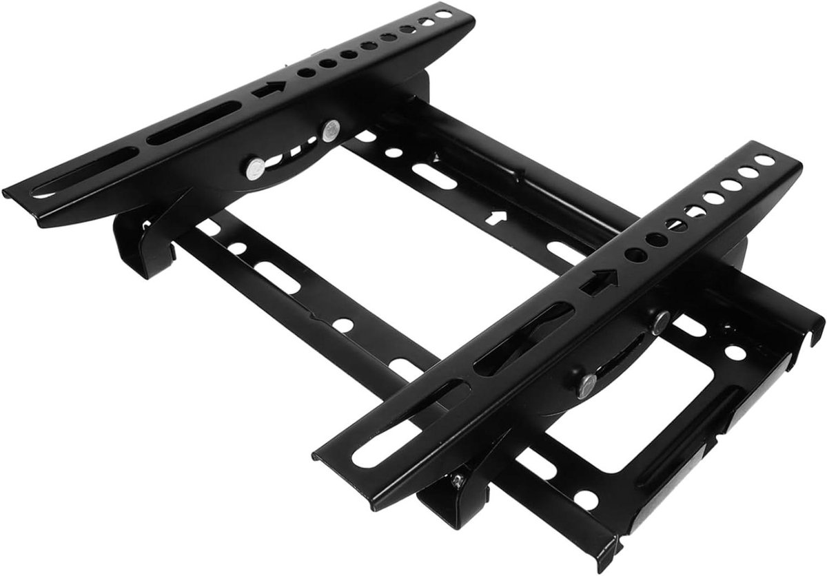 TV Muurbeugel - TV Ophanging - Ruimte Besparen - Verstelbare Kanteling - 17-43 Inch - Zwart