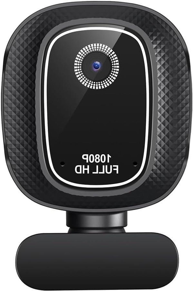 4K USB Webcam - Privacy Camera - Videoconferenties - Fysieke Lensafdekking - 9 cm - Zwart